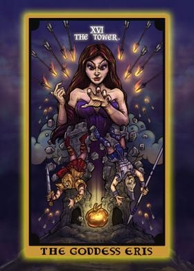 Eris The Tower Tarot Card