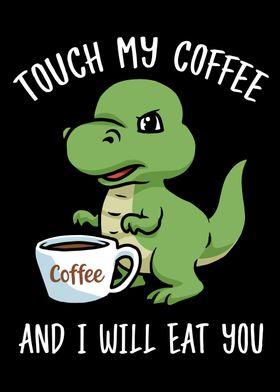 Coffee Lover Gift Dinosaur