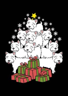 Westie Christmas Tree 