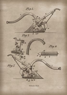 Vintage Hillside Plow