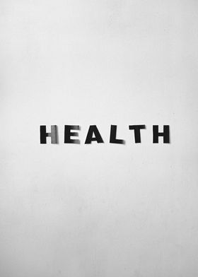 health text art