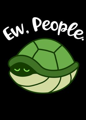 Funny Introvert Turtle