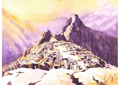 Machu Picchu Peru art