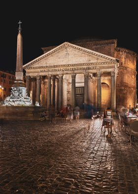Pantheon by Night in Rome