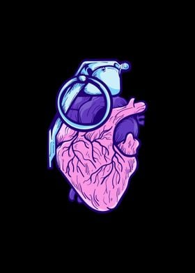 Neon heart