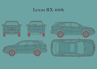 Lexus RX 400h 2005 