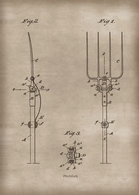 Vintage Pitch Fork