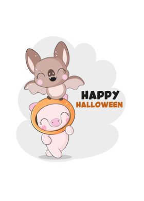 Happy Friends halloween