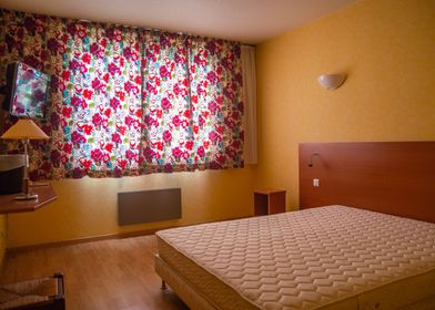 Flowery bedroom