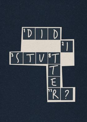 did i stutter puzzle