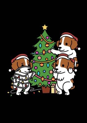 Brittany Spaniel Christmas