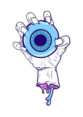 synth hand eye 