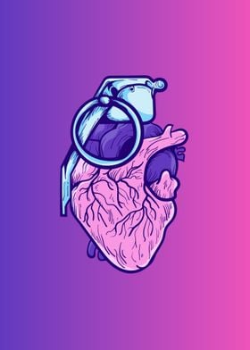 neon heart