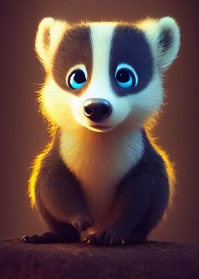 Adorable Badger 1