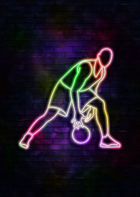 neon basketball art11