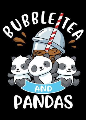 Bubble Tea Panda Gift Girl