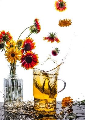 Flowers tea