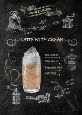 Latte With Cream