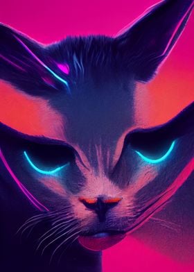 Synthwave Kitty