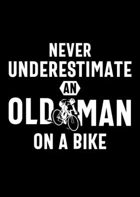 old man on a bike