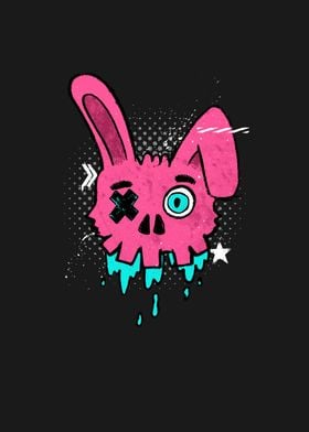 Street Style Bunny Skull