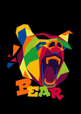 animal colorful bear