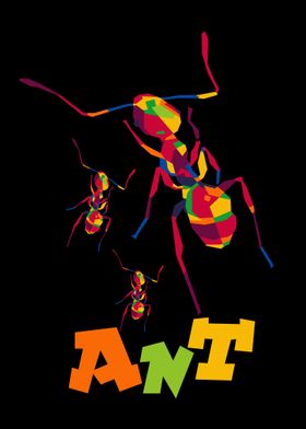 ant animal painting