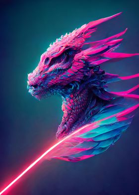 Synthwave Dragon