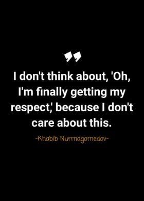 Khabib Nurmagomedov quotes