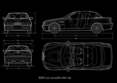 BMW m3 convertible 2007 