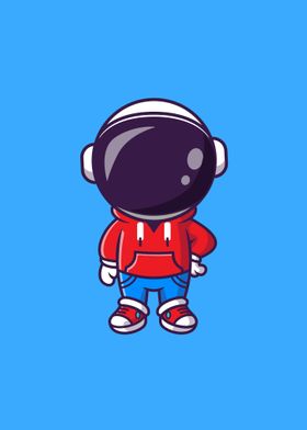 Astronaut with jacket