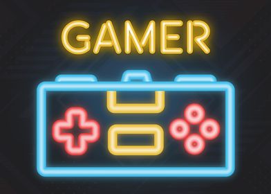 Gamer Neon Sign Game Room