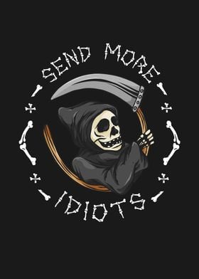 Grim Reaper Idiots Humor