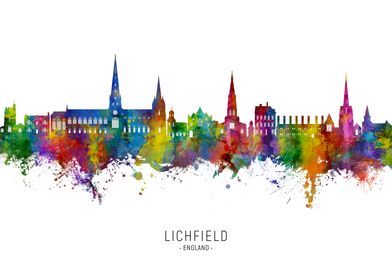 Lichfield Skyline England