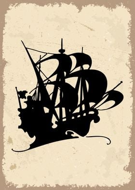 vintage pirates ships