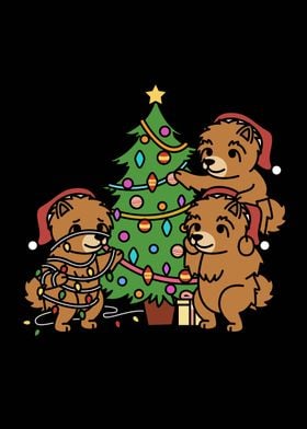 Chow Chow Christmas Tree 