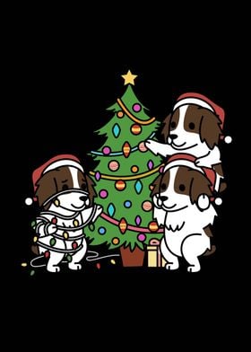 English Springer Christmas