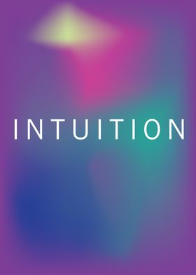 Intuition Gradient Poster
