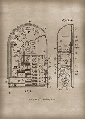 Automatic Calendar Clock