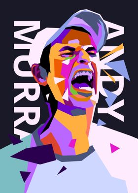 Andy Murray pop art