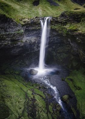 Kvernufoss waterfall