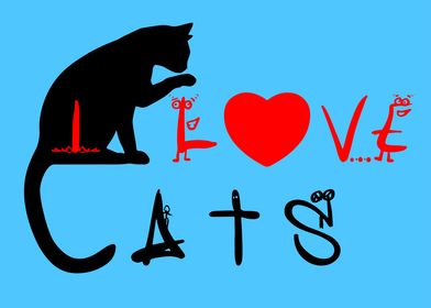 I LOVE CATS