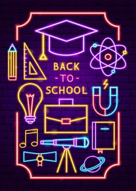 Back To School Neon