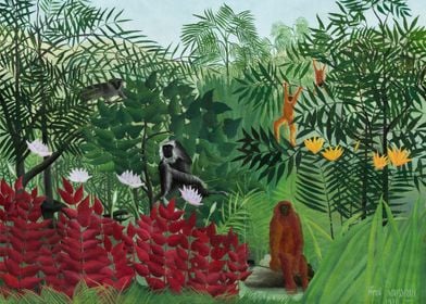 Tropical Forest Monkeys