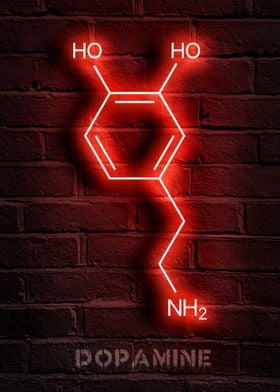 Dopamine neon molecule