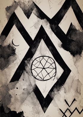 Occult Celtic Line Art