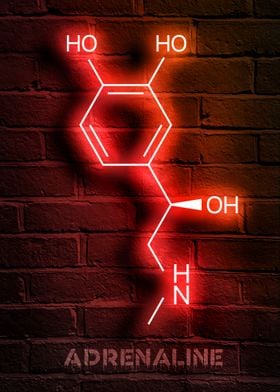 Adrenaline neon molecule