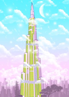 burj khalifa aesthetic