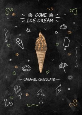 Caramel Chocolate Icecream