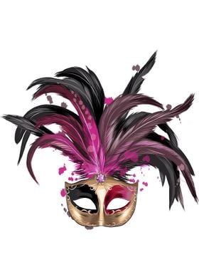 Carnival venetian mask